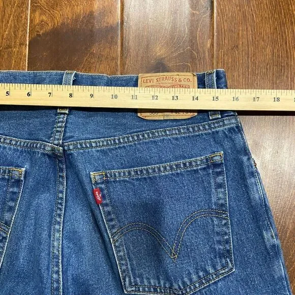 Levi's 560 Vintage Y2K Comfort Loose Fit Denim Blue Jeans Men's Size 32 x 31 - Picture 7 of 10